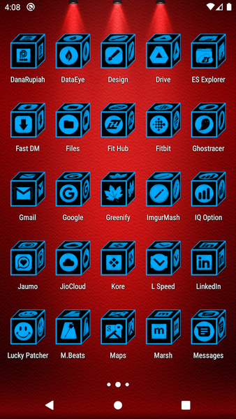۳D Flat Light Blue Icon Pack - عکس برنامه موبایلی اندروید