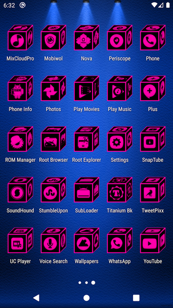 ۳D Flat Pink Icon Pack - عکس برنامه موبایلی اندروید