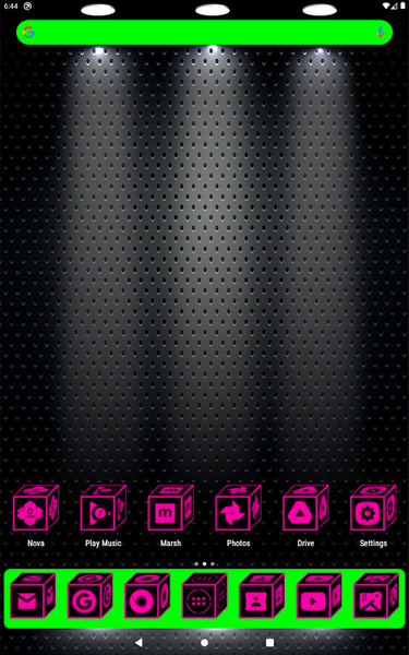 ۳D Flat Pink Icon Pack - عکس برنامه موبایلی اندروید