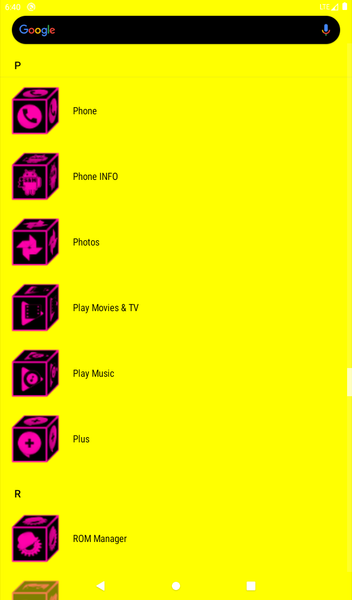 ۳D Flat Pink Icon Pack - عکس برنامه موبایلی اندروید