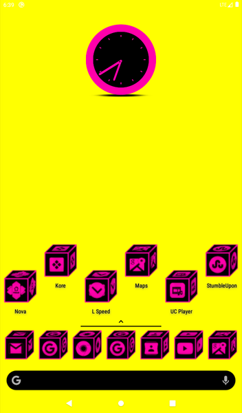 ۳D Flat Pink Icon Pack - عکس برنامه موبایلی اندروید