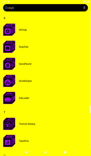 ۳D Flat Purple Icon Pack - عکس برنامه موبایلی اندروید