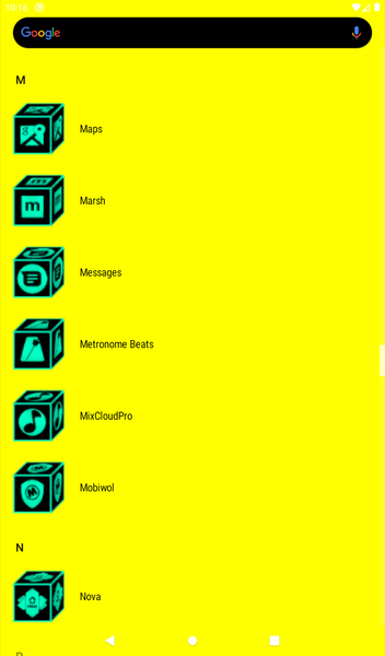 ۳D Flat Teal Icon Pack - عکس برنامه موبایلی اندروید