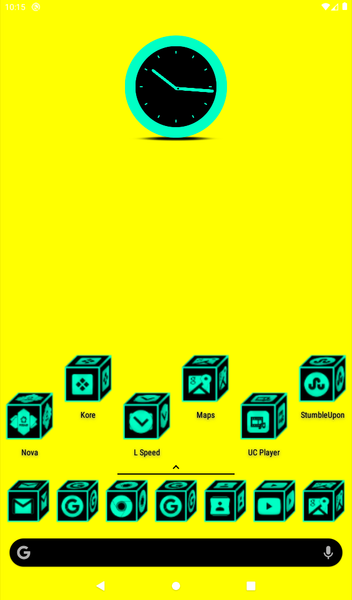 ۳D Flat Teal Icon Pack - عکس برنامه موبایلی اندروید