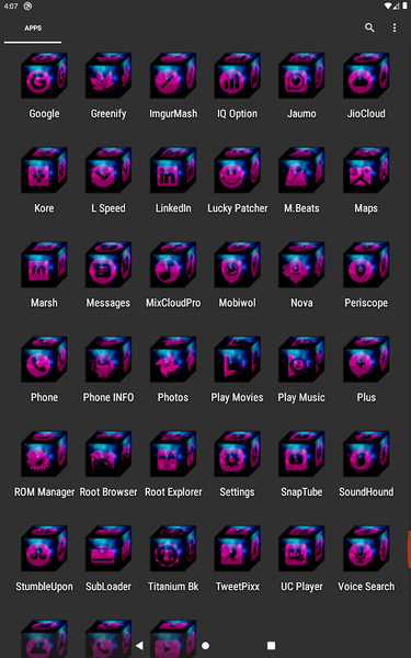 ۳D Pink Icon Pack - عکس برنامه موبایلی اندروید