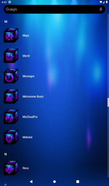 ۳D Purple Icon Pack - عکس برنامه موبایلی اندروید