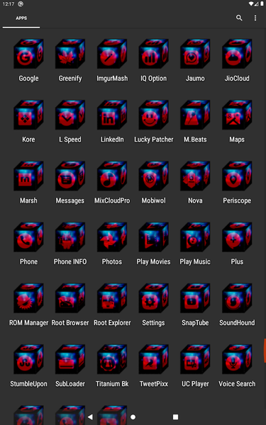۳D Red Icon Pack - عکس برنامه موبایلی اندروید