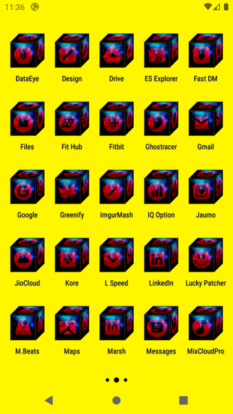 ۳D Red Icon Pack - عکس برنامه موبایلی اندروید