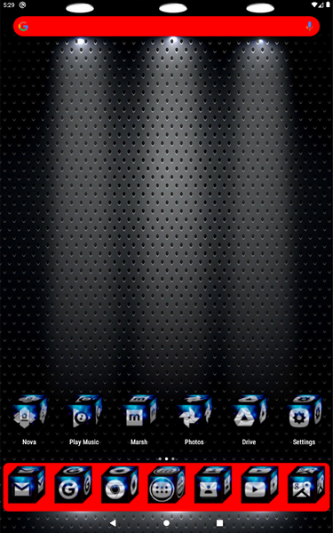 ۳D Silver Icon Pack - عکس برنامه موبایلی اندروید