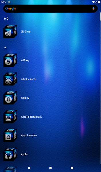 ۳D Silver Icon Pack - عکس برنامه موبایلی اندروید