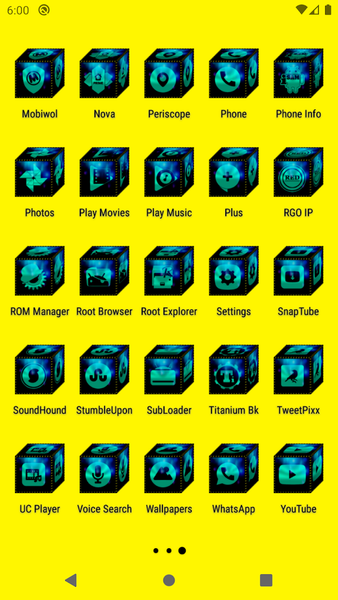 ۳D Teal Icon Pack - عکس برنامه موبایلی اندروید