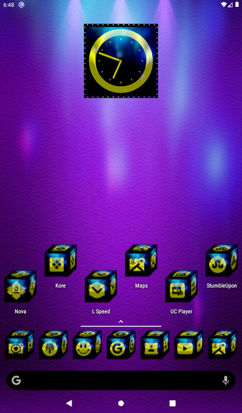 ۳D Yellow Icon Pack - عکس برنامه موبایلی اندروید