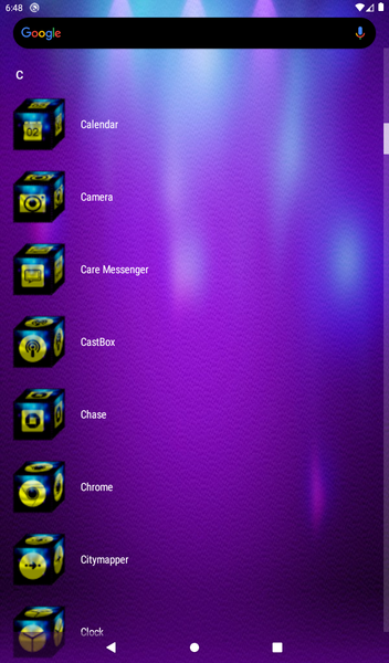 ۳D Yellow Icon Pack - عکس برنامه موبایلی اندروید