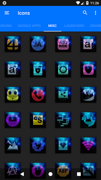 Glamour Icon Pack - Image screenshot of android app