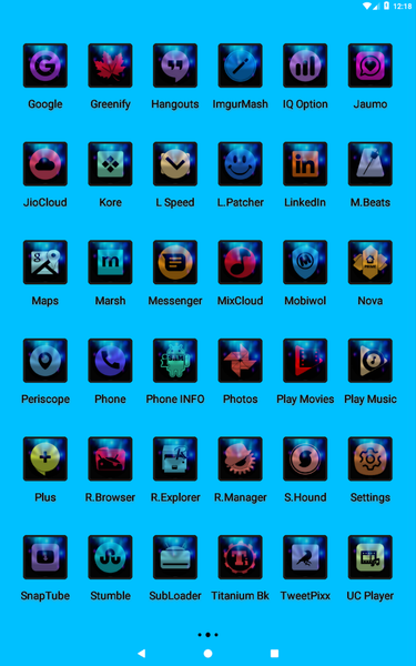 Glamour Icon Pack - Image screenshot of android app