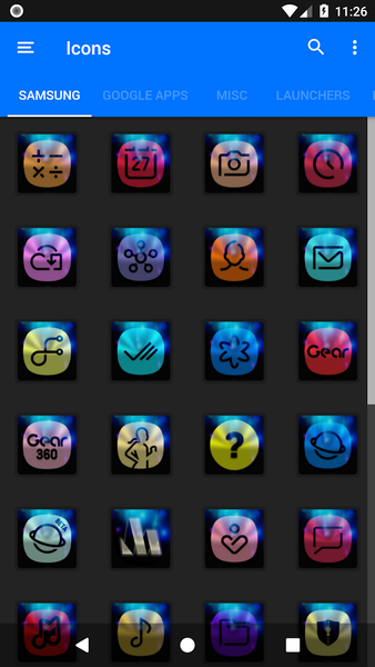 Glamour Icon Pack - Image screenshot of android app