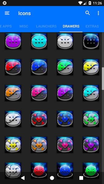 Glamour Icon Pack - Image screenshot of android app