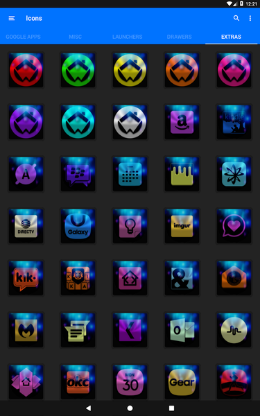 Glamour Icon Pack - Image screenshot of android app
