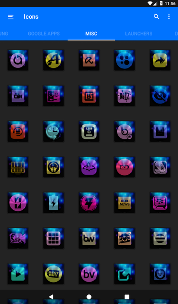 Glamour Icon Pack - Image screenshot of android app