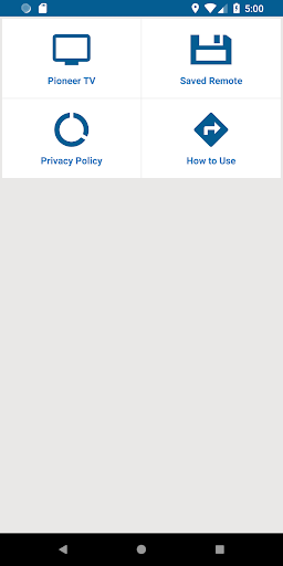 Pioneer TV Remote - عکس برنامه موبایلی اندروید