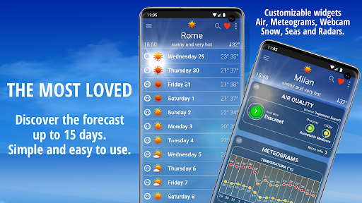 iLMeteo: weather forecast - عکس برنامه موبایلی اندروید
