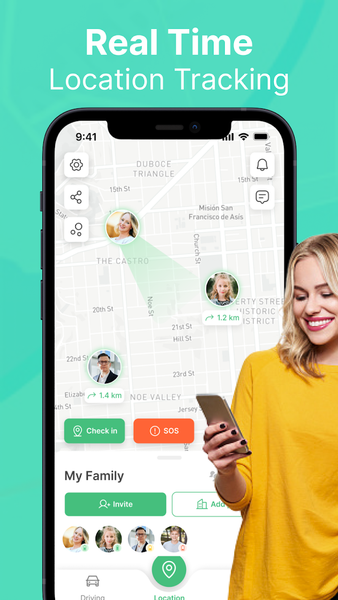 iLocator : Family Location - عکس برنامه موبایلی اندروید