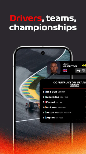 Racify - Beautiful F۱ widgets - عکس برنامه موبایلی اندروید