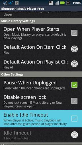 Bluetooth Music Player Free - Image screenshot of android app