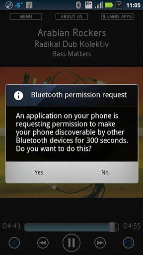 Bluetooth Music Player Free - Image screenshot of android app