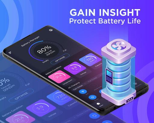 Full Battery Manager 2020: Cleaner & Battery Saver - Image screenshot of android app