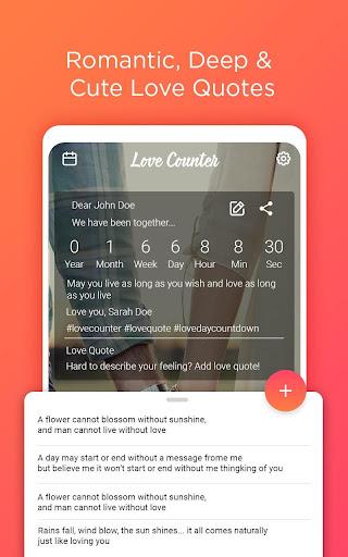 Love Day Counter PRO - Days In Love & Love Quotes - Image screenshot of android app