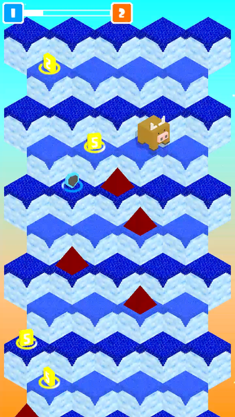 Stack Cube Jump Jump - Gameplay image of android game