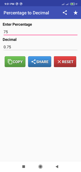 Fraction to Decimal Converter - عکس برنامه موبایلی اندروید