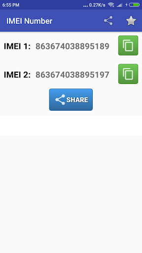 IMEI Number Checker - Image screenshot of android app