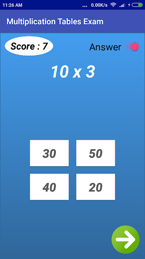 Maths Multiplication Tables - عکس برنامه موبایلی اندروید
