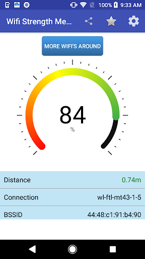 Ultimate WiFi Strength Meter - عکس برنامه موبایلی اندروید