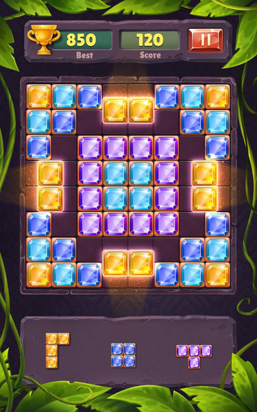 Block Puzzle - Gameplay image of android game