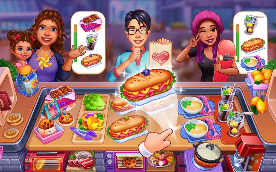 Cooking Time : Cooking Games - عکس بازی موبایلی اندروید