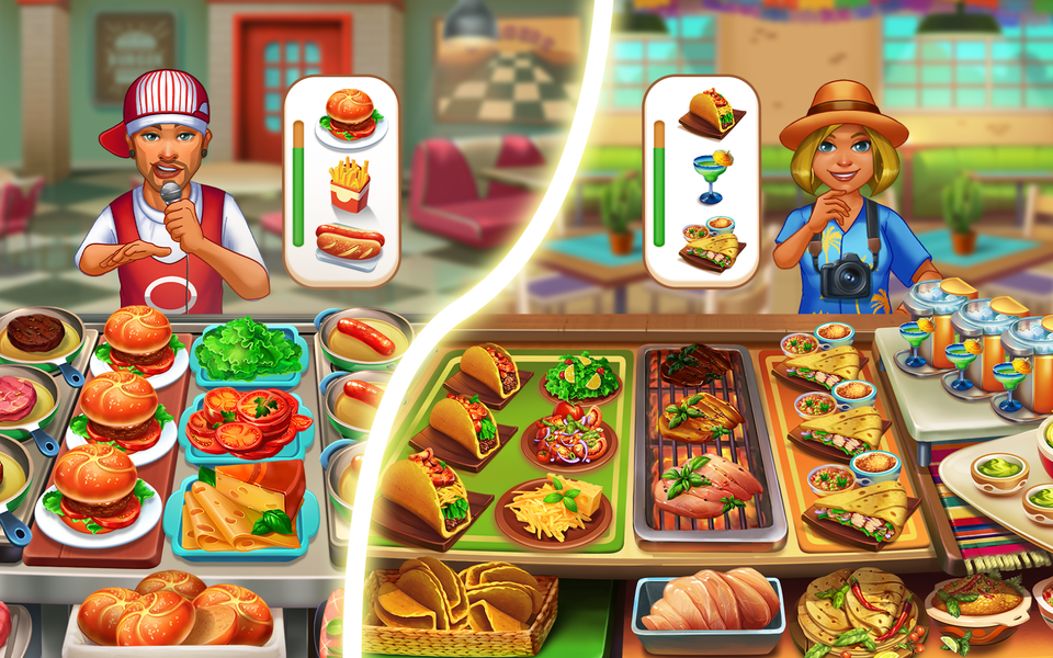 Cooking Time : Cooking Games - عکس بازی موبایلی اندروید
