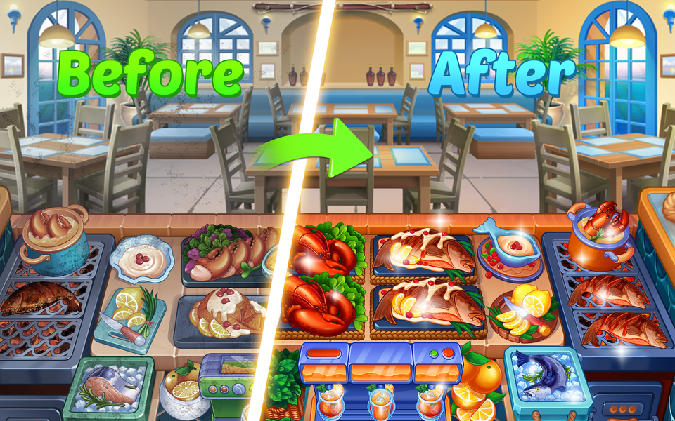 Cooking Time : Cooking Games - عکس بازی موبایلی اندروید