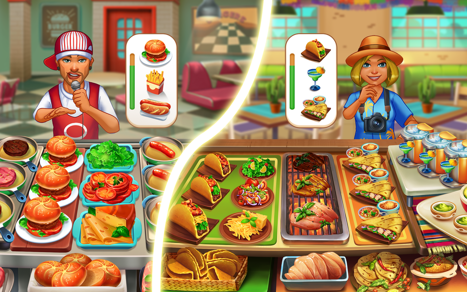 Cooking Time : Cooking Games - عکس بازی موبایلی اندروید