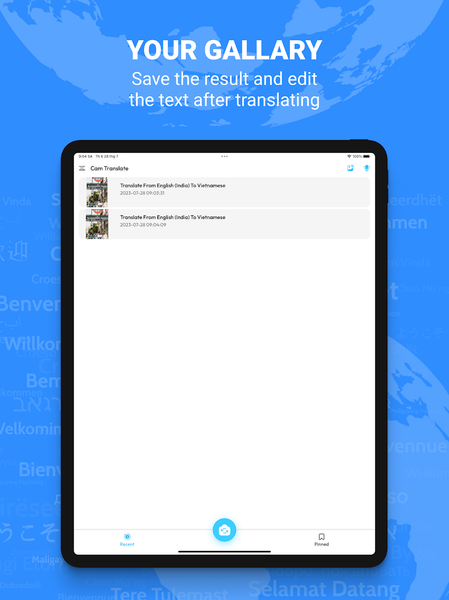 Camera Image - Translate AI - Image screenshot of android app