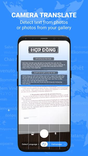 Camera Image Machine Translate - Image screenshot of android app
