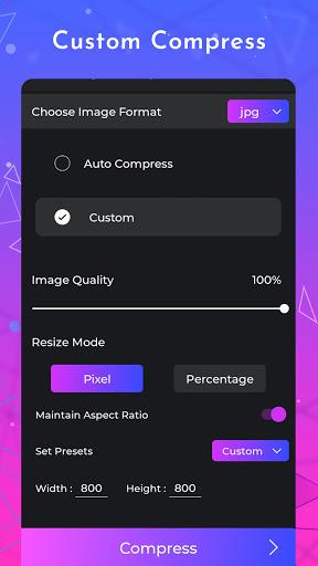 Image Resizer & Compressor - عکس برنامه موبایلی اندروید