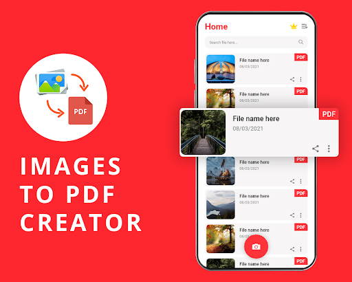 Image to Pdf Converter - عکس برنامه موبایلی اندروید