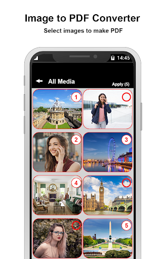 Image to PDF Converter: PDF to Image, JPG to PDF - عکس برنامه موبایلی اندروید