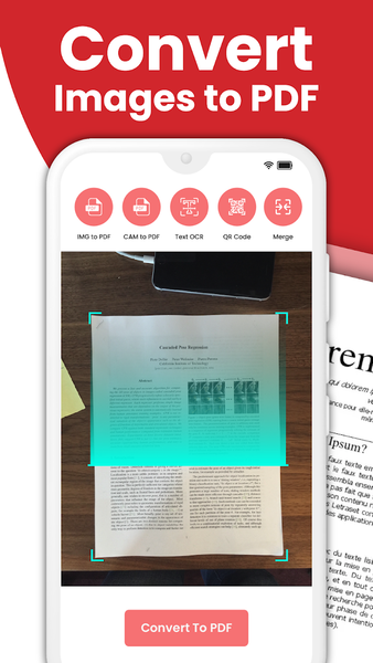 Image to PDF Converter App - عکس برنامه موبایلی اندروید