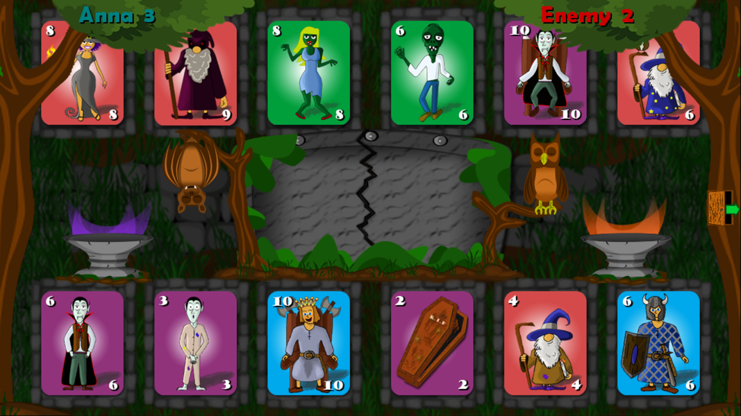 Card Game four races - عکس بازی موبایلی اندروید