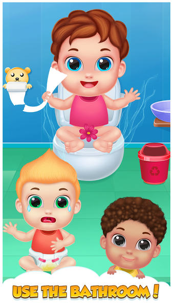 cute babysitter daycare game - عکس بازی موبایلی اندروید