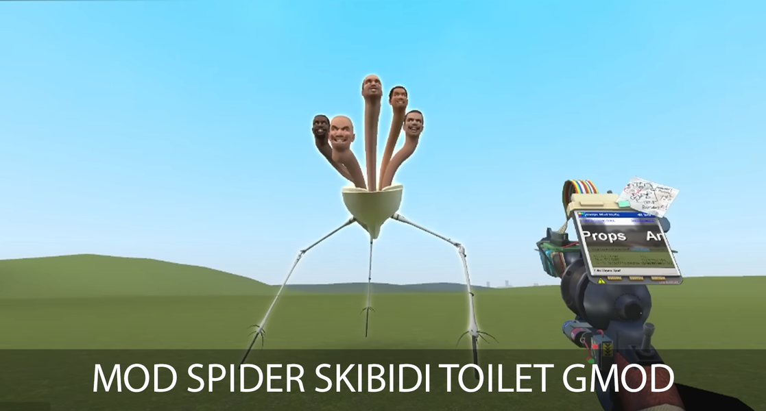 Spider Skibidi Mod GMOD - عکس برنامه موبایلی اندروید